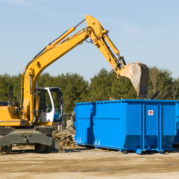 how many times can i have a residential dumpster rental emptied in Westville